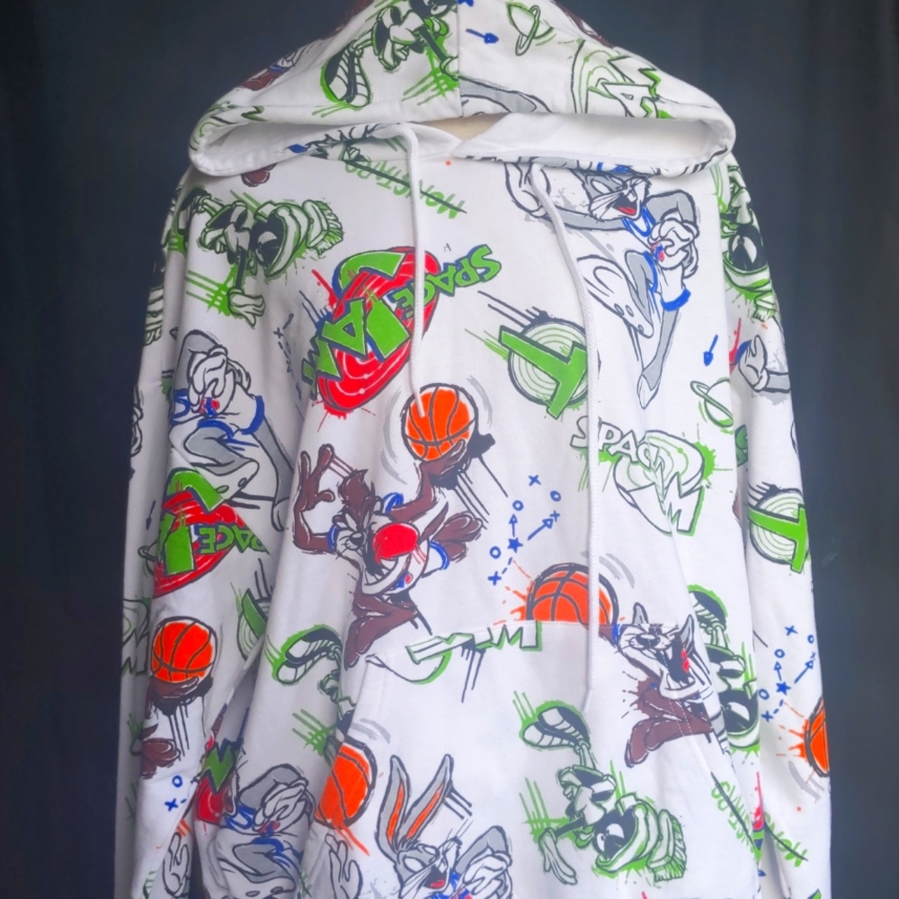 Space Jam Sweatshirt Large White